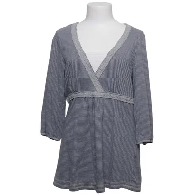 Wikkelblouse (Blauw, Grijs) van Womens Collection by KappAhl Katoen, Elastaan