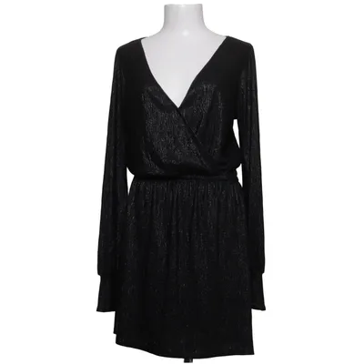 Wrap dress (Black) from Zara Collection Elastane, Polyester
