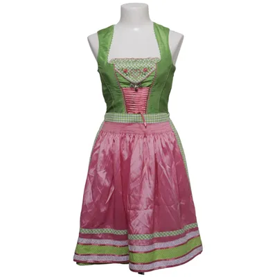 Dirndl (Green, Pink, Multicolored) from Country Line Cotton, Polyamide, Polyester
