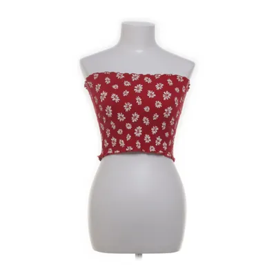 Tubtopp (Röd, Vit) från Hollister Bomull, Elastan, Polyester