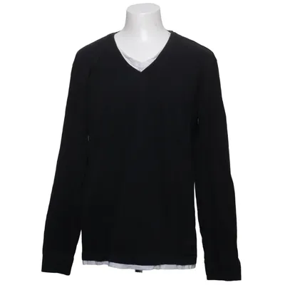 Long sleeve T-shirt (Black, White) from Angelo Litrico