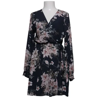 Omlottklänning (Svart, Flerfärgad) från Holly's Polyester
