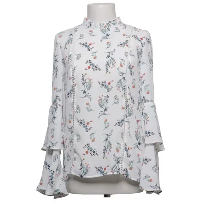 Blouse (White, Multicolored) from WAYF Polyester