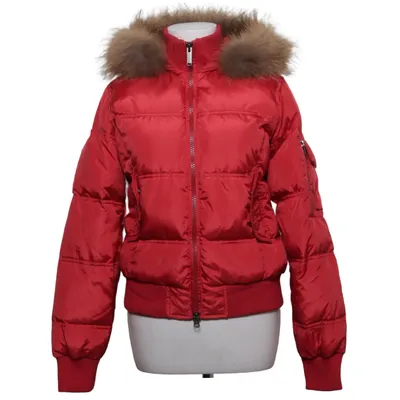 Down jacket (Red) from Bomboogie Down, Feather, Fur, Polyester