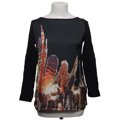Long sleeve T-shirt (Black, Multicolored) from Lily White Cotton, Polyester