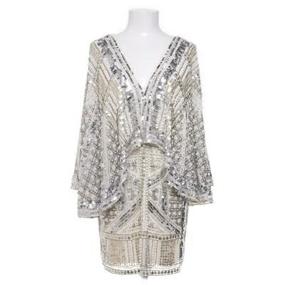 Avondjurk (Wit, Zilver, Meerkleurig) van ASOS Polyester