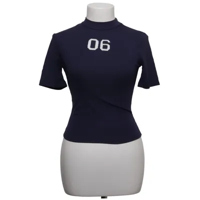 T-shirt (Blue) from Fashion Nova Elastane, Viscose