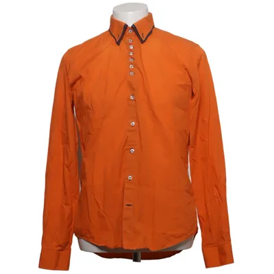 Buttondown-skjorta (Orange, Blå) från 7camicie