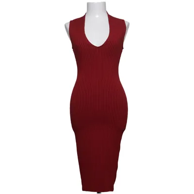 Maxikjole (Rød) fra Pull & Bear Elastan, Polyester