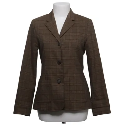 Blazer (Brown) from Bric a Brac Cotton, Elastane, Polyester, Viscose