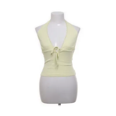 Halternecktopp (Gul) från White Fox Bomull, Elastan