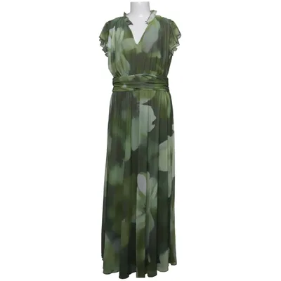 Långklänning (Grön) från Next Elastan, Återvunnen polyester