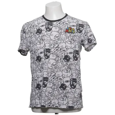 T-shirt (White, Black) from Super Mario Cotton