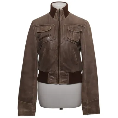 Veste en cuir (Marron) de Xanaka Cuir, Polyester