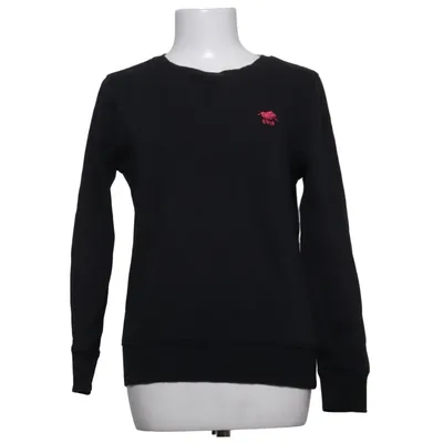 Sweatshirt (Zwart) van Polo Sylt Organisch katoen, Gerecycled polyester