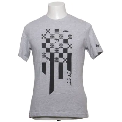 T-shirt (Grijs, Zwart) van KTM Katoen, Viscose