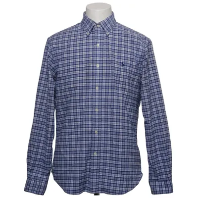 Overhemd (Blauw, Wit) van Ralph Lauren Katoen, Elastaan