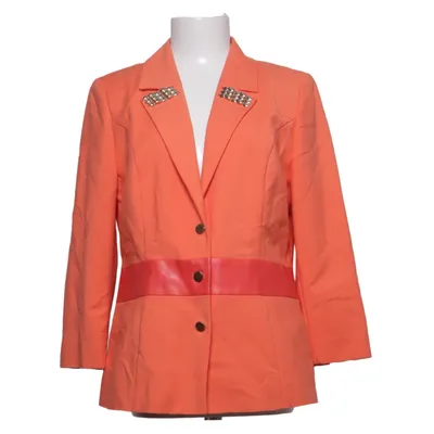 Blazer (Orange, Red) from Ricarda M Cotton, Elastane, Polyamide, Polyester, Polyurethane
