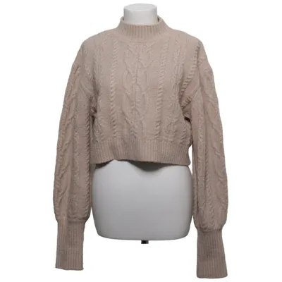 Sweater (Beige) from NA-KD Acrylic, Elastane, Polyamide, Polyester