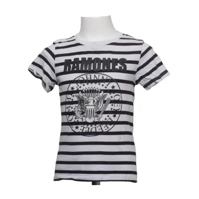 T-shirt (Hvid, Sort) fra H&M Kids Bomuld