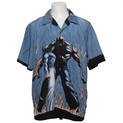 Short sleeve shirt (Blue, Black, Multicolored) from Excellent Polyester