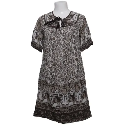 Jurk (Bruin, Wit, Meerkleurig) van Rainbow Collection Katoen