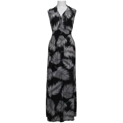 Maxikjole (Sort, Hvid) fra Airisa Elastan, Polyester