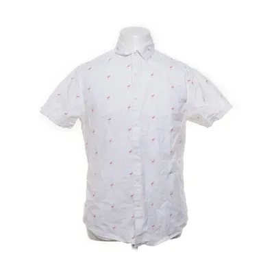 Short sleeve shirt (White, Red) from Cactus Man Ricky Singh Cotton