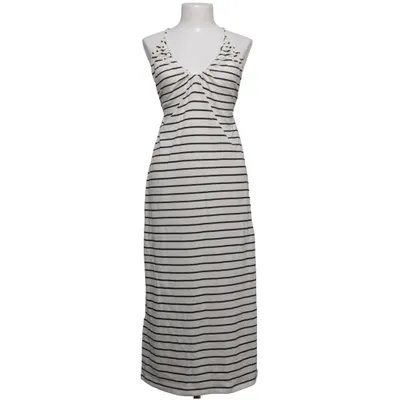 Maxi dress (White, Black) from Zara Cotton