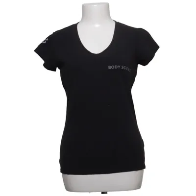 T-shirt (Schwarz) von Body Science Baumwolle, Elasthan
