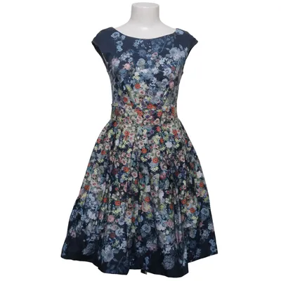 Robe (Bleu, Multicolore) de Closet London Coton, Élasthane
