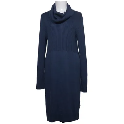 Turtleneck dress (Blue) from Verpass Acrylic, Viscose
