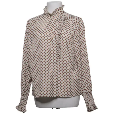 Blus (Vit, Brun) från Magasin Du Nord Återvunnen polyester