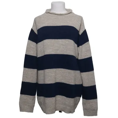 Pull-over (Bleu, Beige) de Blue Ridge Acrylique, Laine