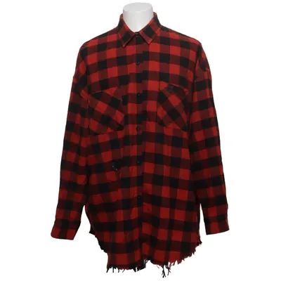 Flannel shirt (Red, Black) from Lfdy Cotton, Polyester