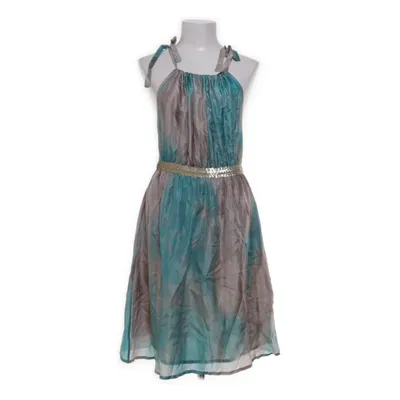 Jurk (Blauw, Beige, Meerkleurig) van Fornarina Nylon, Zijde
