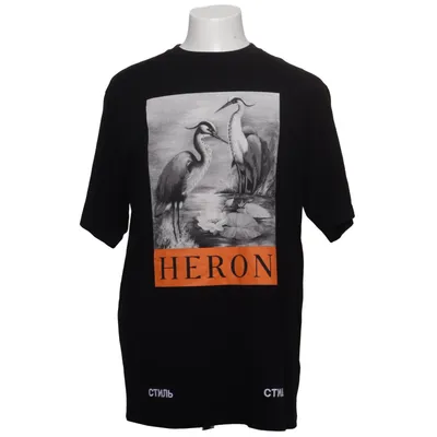 T-shirt (Noir) de Heron Preston Coton, Polyester