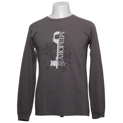 T-shirt à manches longues (Gris) de Anvil Coton