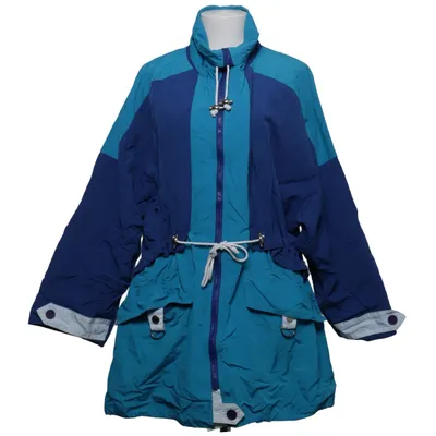 Veste polaire (Bleu, Blanc) de Collage Polyamide, Polyester
