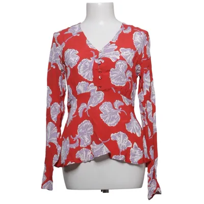 Blouse portefeuille (Rouge, Violet, Blanc) de YAS Viscose