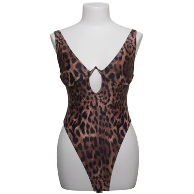 Badpak (Bruin, Zwart) van Boohoo Elastaan, Polyester