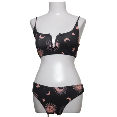 Bikini (Schwarz, Pink) von Lizaful Elasthan, Polyester