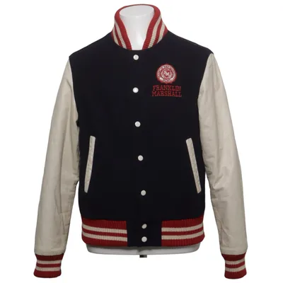 Collegejacka (Varsity Baseball Jacket) från Franklin & Marshall Akryl, Skinn, Polyester, Ull