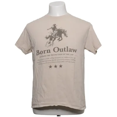 T-shirt (Born Outlaw) from Neon Riot Cotton