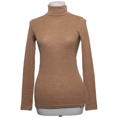 Polotröja (Brun, Beige) från Dilling Merinoull