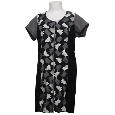 Jurk (Zwart, Grijs, Wit) van Pardon Katoen, Polyester, Viscose