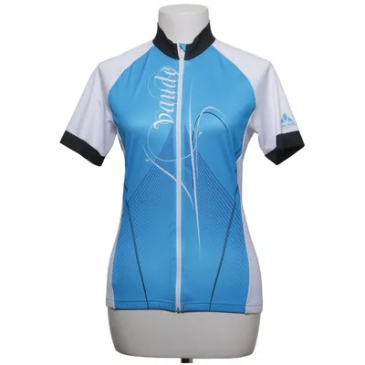 Wielershirt (Blauw, Wit, Zwart) van Vaude Polyester