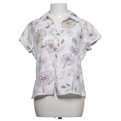 Korte mouwen shirt (Wit, Meerkleurig) van Franco Callegari Linnen