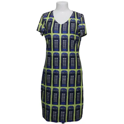 Jurk (Blauw, Geel) van Smashed Lemon Elastaan, Viscose