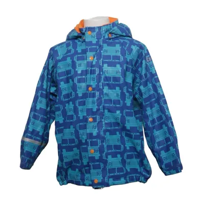 Regenjack (Blauw, Oranje, Meerkleurig) van Caretec Polyester, Polyurethaan